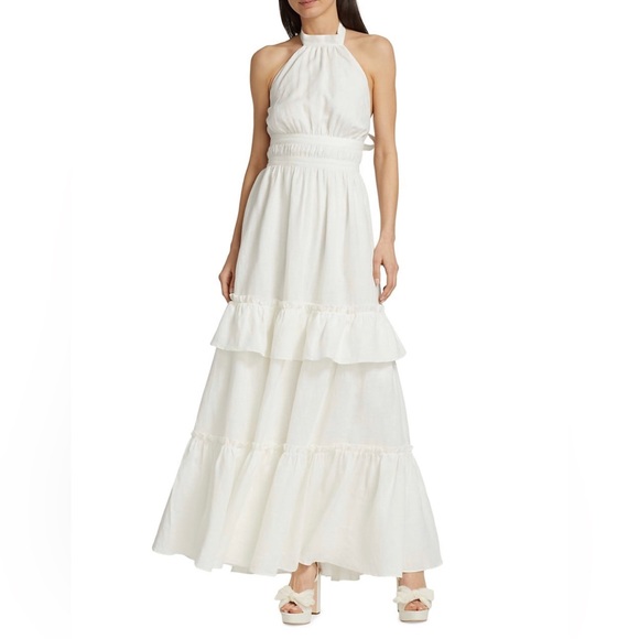 Cami NYC Raeann 100% Fine Linen maxi dress Size S NWT - Picture 1 of 7